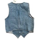 Showpo  - Adriene Button Down Denim Vest in Blue Photo 2