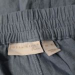 Susan Graver  Pure Blue Linen Blend Pull On Pants XL Coastal Lagenlook Breathable Photo 3