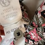 Outerknown  Floral Long Sleeve Romper, Size Large,  Linen & Organic Cotton NWT Photo 12