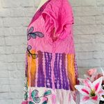 Sunflower Tie Dye Embroidered Blouse Photo 4