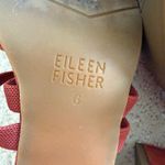 Eileen Fisher  Suede Ankle‎ Strappy Pumps Strap Heels Pointed Toe Rust Size 6 Photo 2