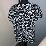 Karen Kane  Monochrome Floral Blouse Photo 3
