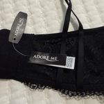 Adore Me  42DDD Underwire Sheer Cup Bra Black Nude Mesh / Lace NWT Photo 1