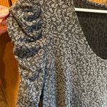 Worthington XL Puffed Sleeve Dress Shirt Gray Jacquard Stretch New NWT  Photo 1