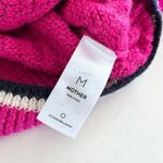 Mother The Mock Neck Pink Cable Knit Cropped Jumper Sweater Size Medium Photo 7