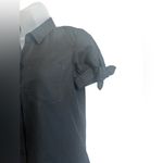 Kate Spade  New York Black Silk Blend Button Front Blouse Size 4 Photo 2