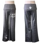 Dog Mom Yoga Pants Gray Size M Photo 0