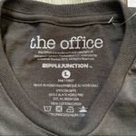 NWT Dwight from The Office Security Threat Black T Photo 5