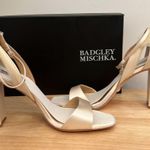 Badgley Mischka Badgley Mischa Women’s Kim Heeled Sandal in soft champagne color Photo 6