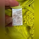 Valentina Romantic Sexy Lace Detail Jumpsuit in Yellow Size Large Photo 10