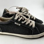 Taos Star Sneakers Shoes Canvas Lace Up Low Top Casual Athletic Charcoal 7.5 Gray Photo 2