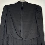 Julia Jordan Jumpsuit 6 Black Long Sleeves Elastic Neck Bow Polyester New Photo 5