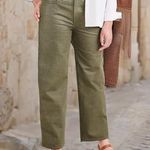 Dockers NWT  HIGH STRAIGHT CROP PANT GREEN SZ-8 Photo 0