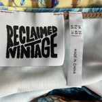 Reclaimed Vintage Mixed Print Halter Swim Dress Blue Size 16 Photo 4