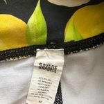 Savage Barbell Lemon Citrus Black Stripe Shorts Women's Medium Gym Workout Booty Photo 1