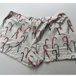 Soma Candy Canes Cream Size XXL Sleep Shorts Drawstring Pockets cotton blend Photo 1