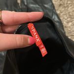 Spanx Faux Leather Leggings Black Pebbled Large Photo 2