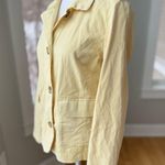 J.Jill Butter Yellow Linen Blazer Jacket Size XS Photo 1