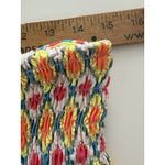 Lucky In Love Feeling Groovy Skort Skirt L Yellow Pink Smocked Golf Pickleball * Size L Photo 7