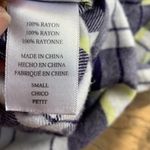 Rails  Hunter Navy and Yellow Flannel Size Small Photo 10