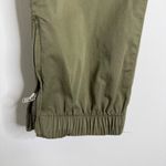 Outerknown Women’s Olive Green Organic Cotton Jogger Pants – Size 6 Photo 3