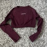 Alphalete  cropped long sleeve shirt size small Photo 0