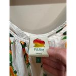 Farm Rio Papaya Salad Scarf Mini Dress Sz L 100% cotton $198 Photo 5