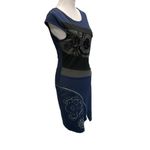 Desigual  Vest Candela Embellished Mini Sheath Dress Size‎ Medium Photo 3