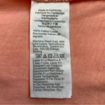 J.Crew Slub 100% Cotton Coral Crewneck Women’s Tee, Sz Large Photo 9