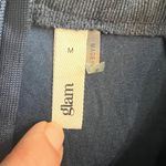 Glam  Tiered Ruffled Navy Blue Corduroy Mini Skirt Size M Y2K Photo 5