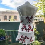 Ambiance rose print mini dress White Photo 4