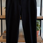 Banana Republic  Ponte Knit High-Rise Stretch Black Career Dress Pant Trouser, 14 Photo 0
