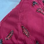 Vintage Dark Red Fully Beaded Short Sleeve Dress Sz M Women’s Gatsby Party Size M Photo 7