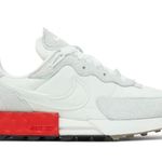 Nike Women's White Fontanka Waffle Sneakers Photo 0