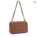 Mario Valentino Valentino by  Alice Studded Leather Crossbody Bag Tan Photo 1