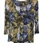 JM Collection  Floral Blouse Size PL Photo 0