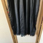 Vintage Unmentionables Black Nylon slip 42 Photo 3