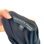 Veronica Beard Cindy V Neck High Low Tee In Black Size Small Photo 7