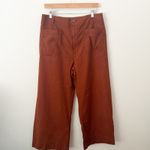 Anthropologie MAEVE x  | The Colette Wide-Leg Pants Linen Viscose Bld. Brown | 33 Photo 1