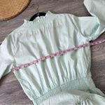 Nasty Gal Nwt ‎ frill i Found you mini dress high neck mint green women’s size 6 Photo 5