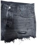 Levi's  501‎ Short Trashed Black denim shorts size 29 Photo 1