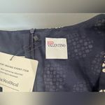 Red Valentino Navy Polka Dot Short Dress Babydoll Empire Waist Ruffles NO SIZE White Size undefined Photo 7