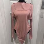 Arizona Chill Weekends Sweater Bodysuit - Rose Photo 4