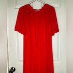 Vintage night‎ gown lace sleepwear Pink Size M Photo 7