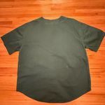 Western Cotton Button Front Shirt L Green V Photo 5