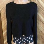 Maeve  By Anthropologie Women’s Black Small Cotton Blend Pullover Sweater Photo 1