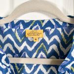 Roberta Roller Rabbit  Tunic Dress Medium Blue Green Resort Wear Cover Up Cotton Photo 1