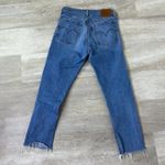 Levi's Levi’s Wedgie Raw Edge Hem Button Fly Jeans Size 26 medium dark wash Photo 9