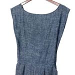 Ozma Chambray Matador Jumpsuit Women’s Size XS Blue Organic Cotton Wide Leg Photo 3