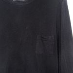 Alexander Wang T by Black Pocket Crewneck Long Sleeve Tee Photo 2